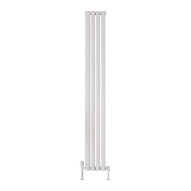 Scudo Apex 1800 x 236mm Vertical Single Designer Radiator in White