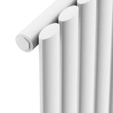 Scudo Apex 1800 x 236mm Vertical Single Designer Radiator in White 3