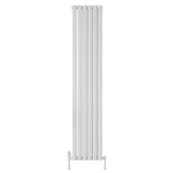 Scudo Apex 1800 x 354mm Vertical Double Designer Radiator in White