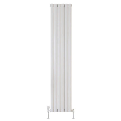 Scudo Apex 1800 x 354mm Vertical Double Designer Radiator in White
