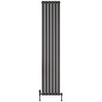 Scudo Apex 1800 x 354mm Vertical Single Designer Radiator in Anthracite