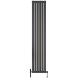 Scudo Apex 1800 x 354mm Vertical Single Designer Radiator in Anthracite