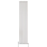 Scudo Apex 1800 x 354mm Vertical Single Designer Radiator in Gloss White