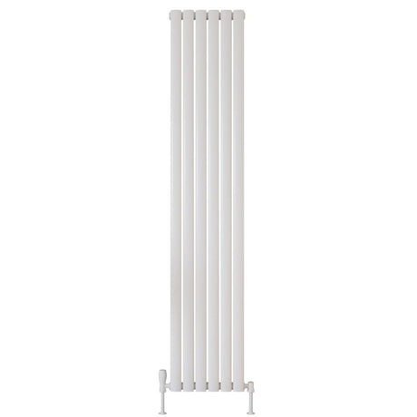 Scudo Apex 1800 x 354mm Vertical Single Designer Radiator in Gloss White