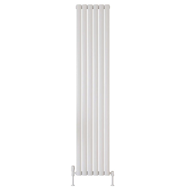 Scudo Apex 1800 x 354mm Vertical Single Designer Radiator in Gloss White