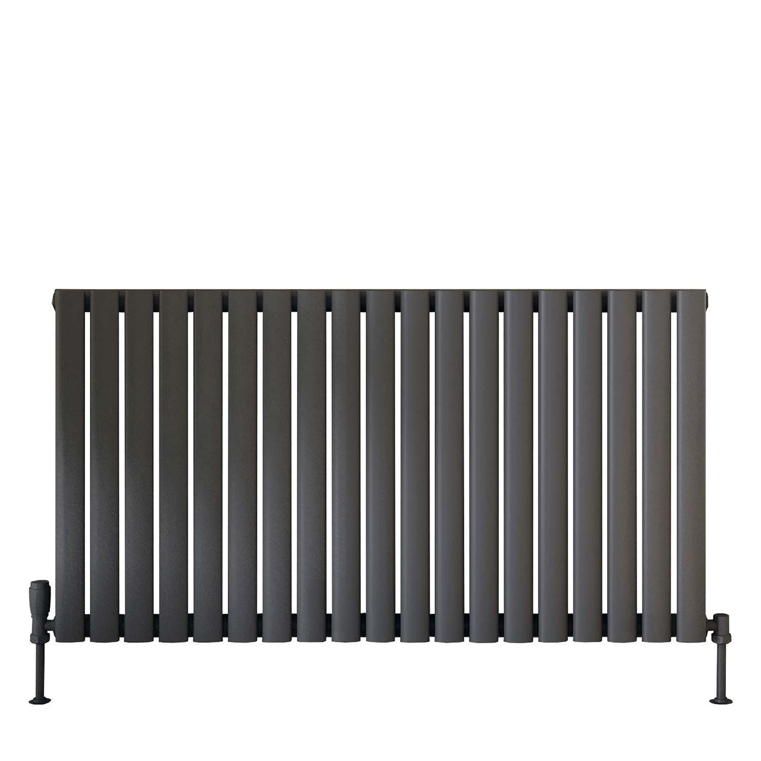 Scudo Apex 600 x 1121mm Single Horizontal Designer Radiator in Anthracite