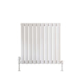 Scudo Apex 600 x 590mm Single Horizontal Designer Radiator in Gloss White
