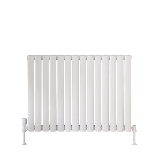Scudo Apex 600 x 862mm Single Horizontal Designer Radiator in Gloss White