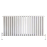 Scudo Apex 600 x 944mm Horizontal Double Designer Radiator in Gloss White