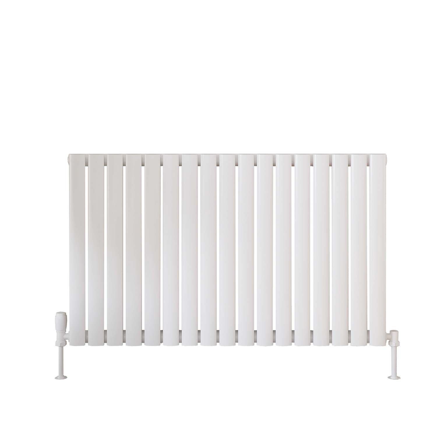 Scudo Apex 600 x 944mm Single Horizontal Designer Radiator in Gloss White
