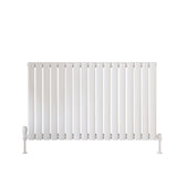 Scudo Apex 600 x 944mm Single Horizontal Designer Radiator in Gloss White