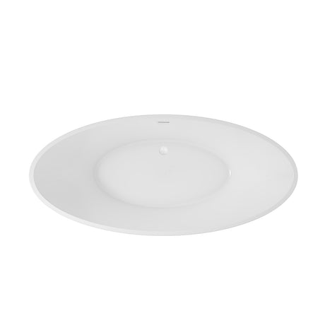 Scudo Aruba 1700 x 800mm Freestanding Bath in Gloss White cutout