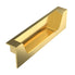 Scudo Aubrey Brushed Brass Furniture Handle Pair