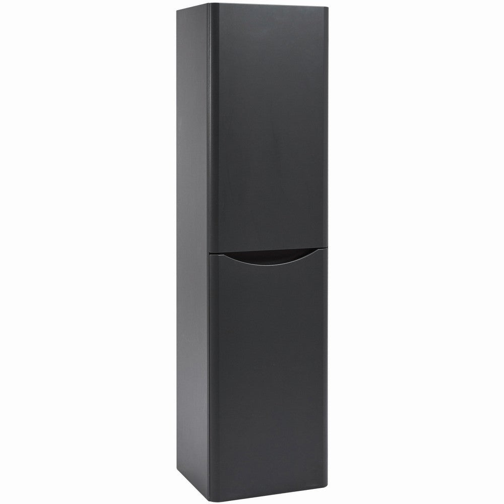 Scudo Bella 400mm Matt Grey Tall Boy Cabinet