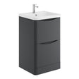 Scudo Bella 500mm Matt Grey Floorstanding Vanity Unit with Basin
