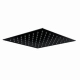 Scudo Black Squared 200mm Shower Head