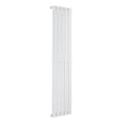 Scudo Bravo 1800 x 340mm White Vertical Single Designer Radiator