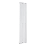Scudo Bravo 1800 x 340mm White Vertical Single Designer Radiator