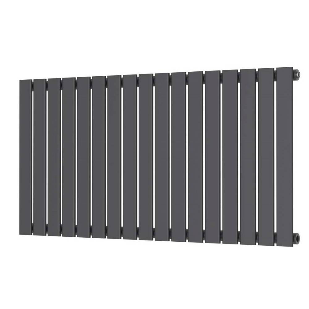 Scudo Bravo 600 x 1158mm Anthracite Horizontal Single Designer Radiator
