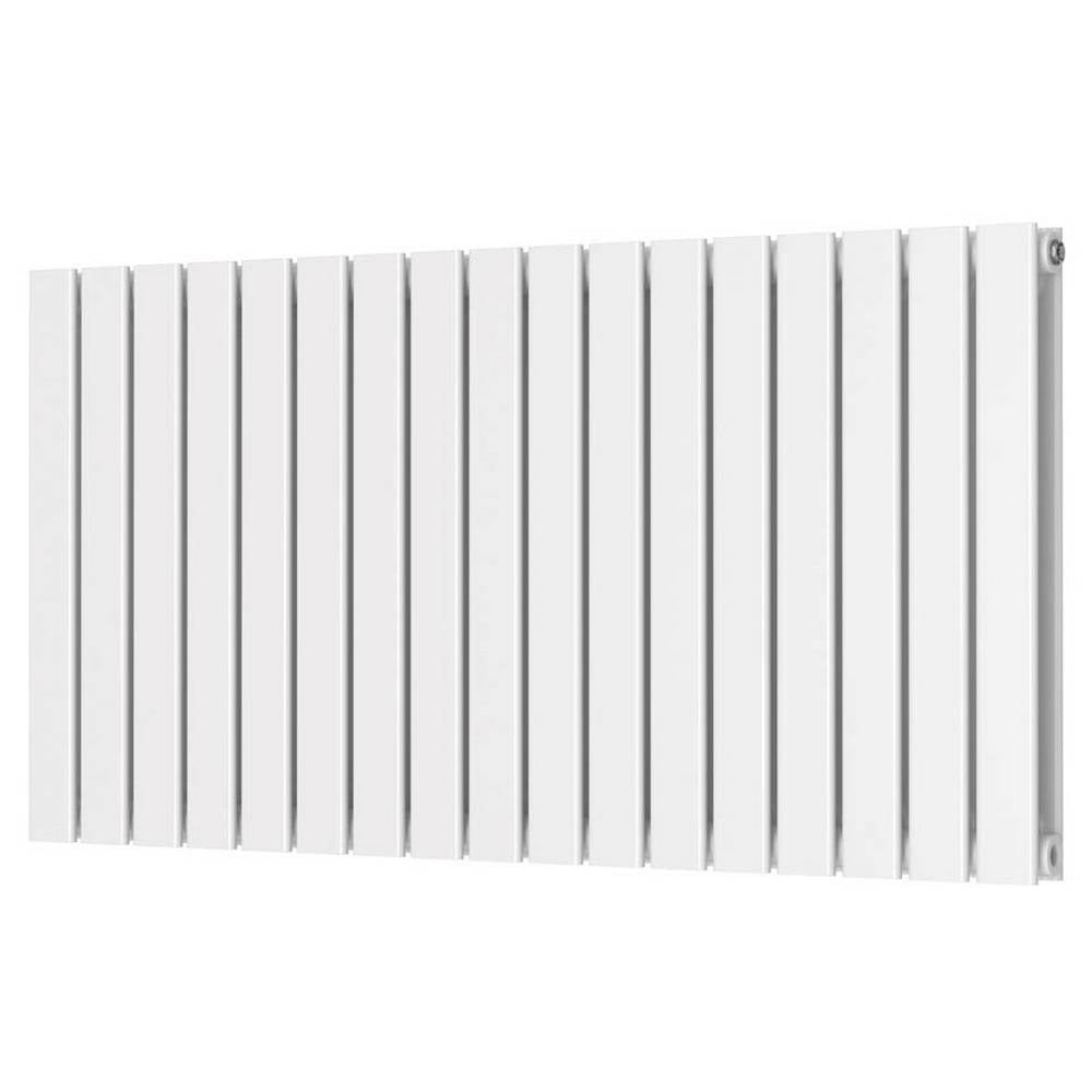 Scudo Bravo 600 x 1158mm White Horizontal Double Designer Radiator