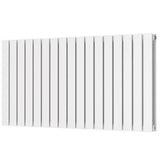 Scudo Bravo 600 x 1158mm White Horizontal Single Designer Radiator