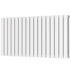 Scudo Bravo 600 x 1158mm White Horizontal Single Designer Radiator