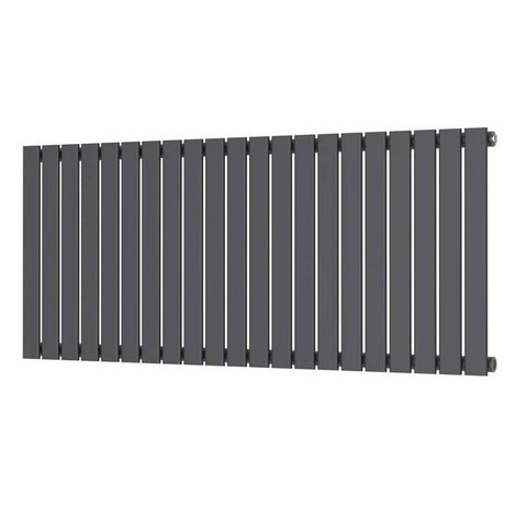 Scudo Bravo 600 x 1430mm Anthracite Horizontal Single Designer Radiator