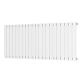 Scudo Bravo 600 x 1430mm White Horizontal Single Designer Radiator