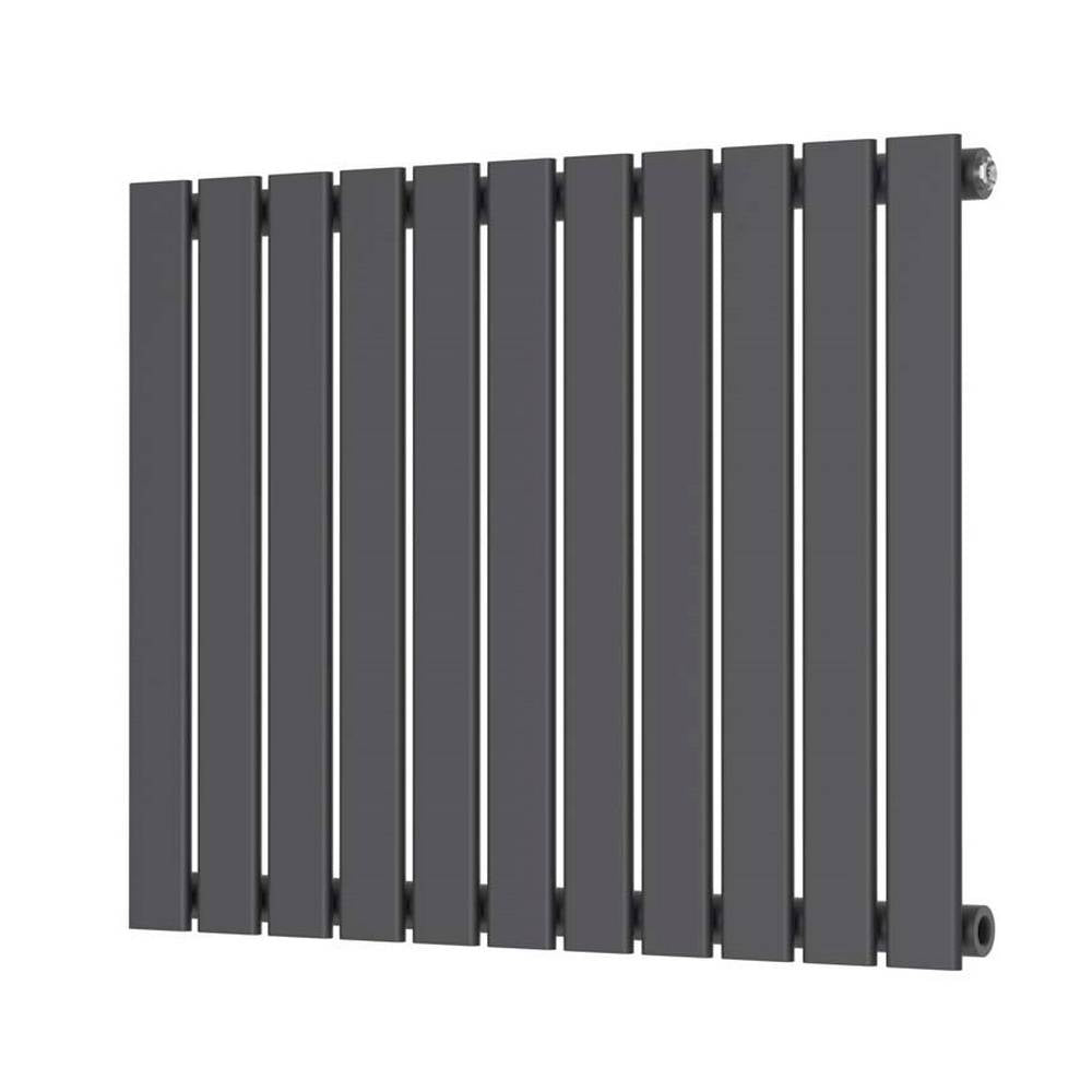Scudo Bravo 600 x 750mm Anthracite Horizontal Single Designer Radiator