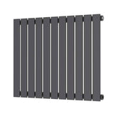 Scudo Bravo 600 x 750mm Anthracite Horizontal Single Designer Radiator