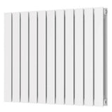 Scudo Bravo 600 x 750mm White Horizontal Double Designer Radiator