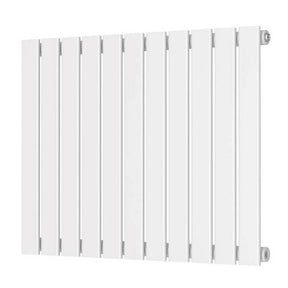 Scudo Bravo 600 x 750mm White Horizontal Single Designer Radiator