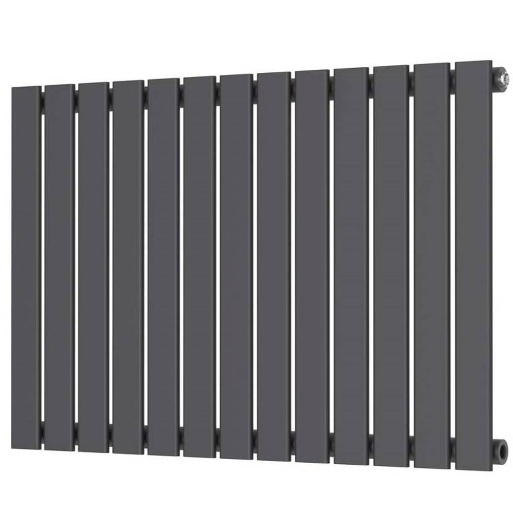 Scudo Bravo 600 x 886mm Anthracite Horizontal Single Designer Radiator