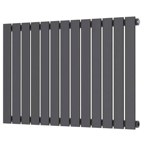 Scudo Bravo 600 x 886mm Anthracite Horizontal Single Designer Radiator
