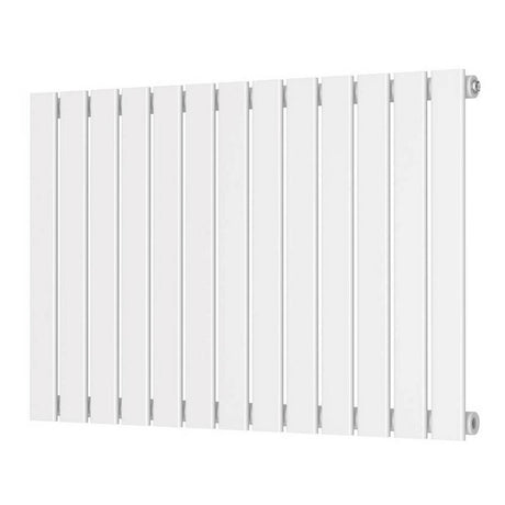 Scudo Bravo 600 x 886mm White Horizontal Single Designer Radiator