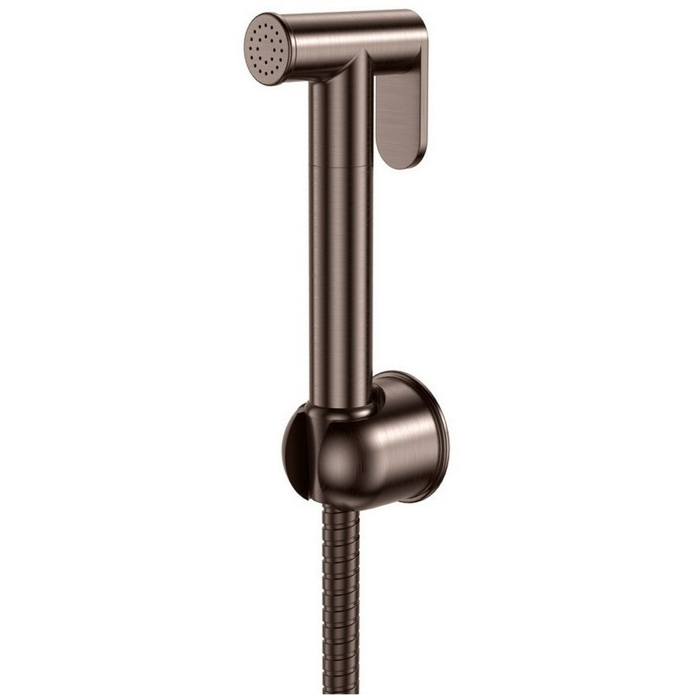 Scudo Brushed Bronze Douche Handset with Flexi Hose and Holder
