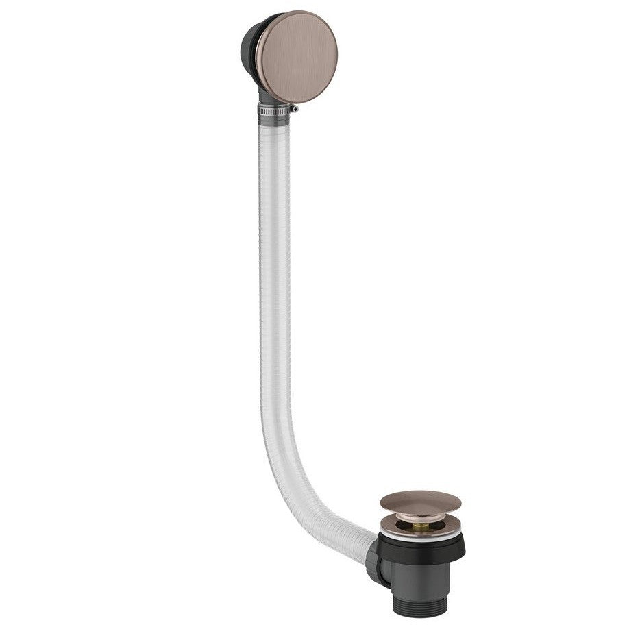 Scudo Brushed Bronze Pop Up Bath Waste with Overflow