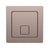 Scudo Brushed Bronze Square Dual Flush Button
