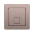 Scudo Brushed Bronze Square Dual Flush Button