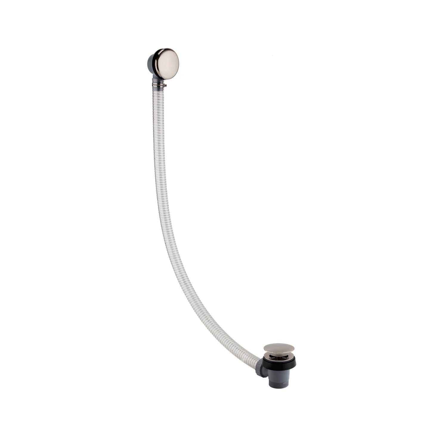 Scudo Brushed Nickel Pop Up Bath Waste with Overflow