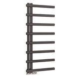 Scudo Carlo 500mm Wide Carbon Anthracite Designer Towel Radiator 1150mm
