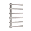 Scudo Carlo 500mm Wide Chrome Designer Towel Radiator 850mm