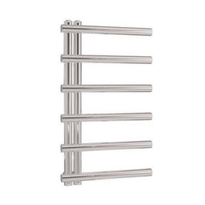 Scudo Carlo 500mm Wide Chrome Designer Towel Radiator 850mm