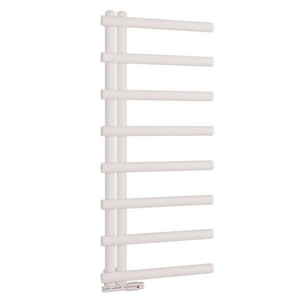 Scudo Carlo 500mm Wide White Designer Towel Radiator 1150mm
