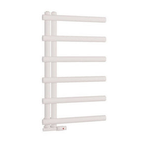 Scudo Carlo 500mm Wide White Designer Towel Radiator 850mm