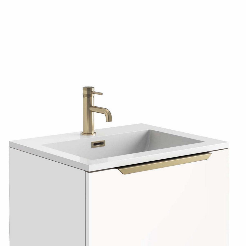 Scudo Chevron 40mm Furniture Handle brushed brass