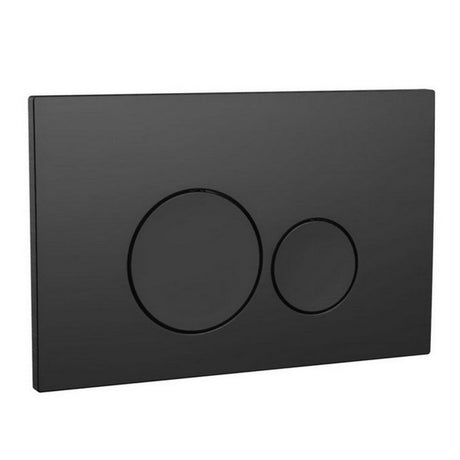 Scudo Circular Dual Flush Button Black