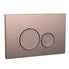 Scudo Circular Dual Flush Button Bronze