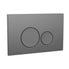 Scudo Circular Dual Flush Button Gunmetal