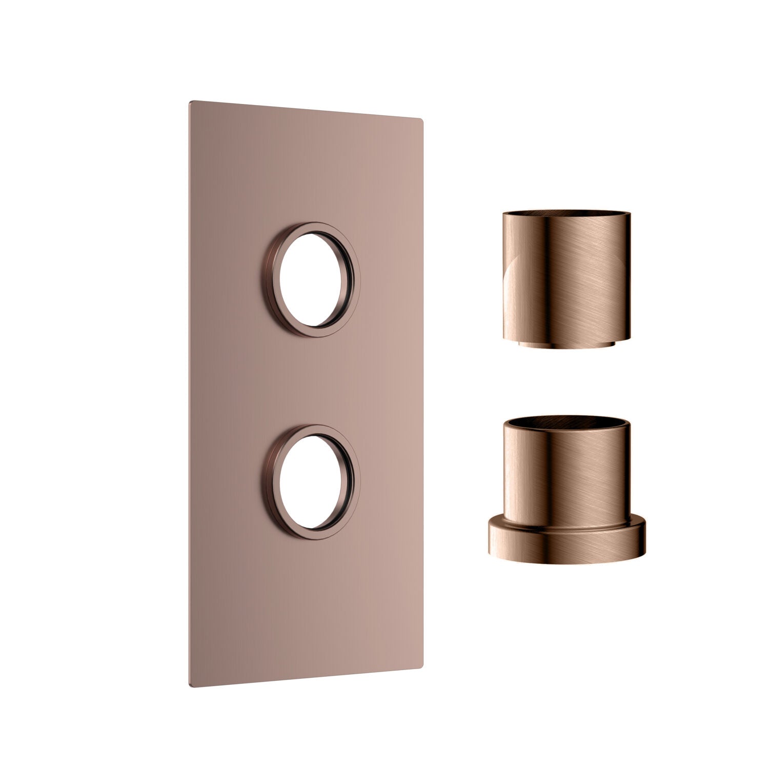 Scudo Concealed One Outlet Shower Valve with Brushed Bronze